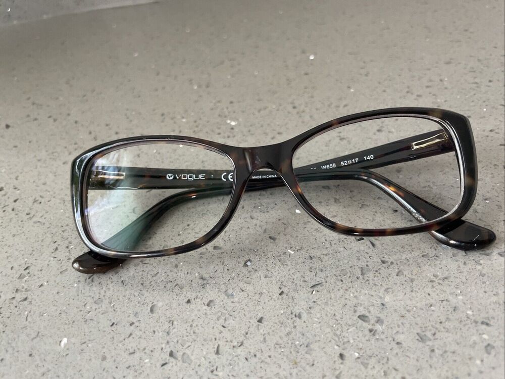 Vogue Eyeglass Frames ONLY VO 2864 W656 Tortoise Rectangular Full Rim 52-17-140